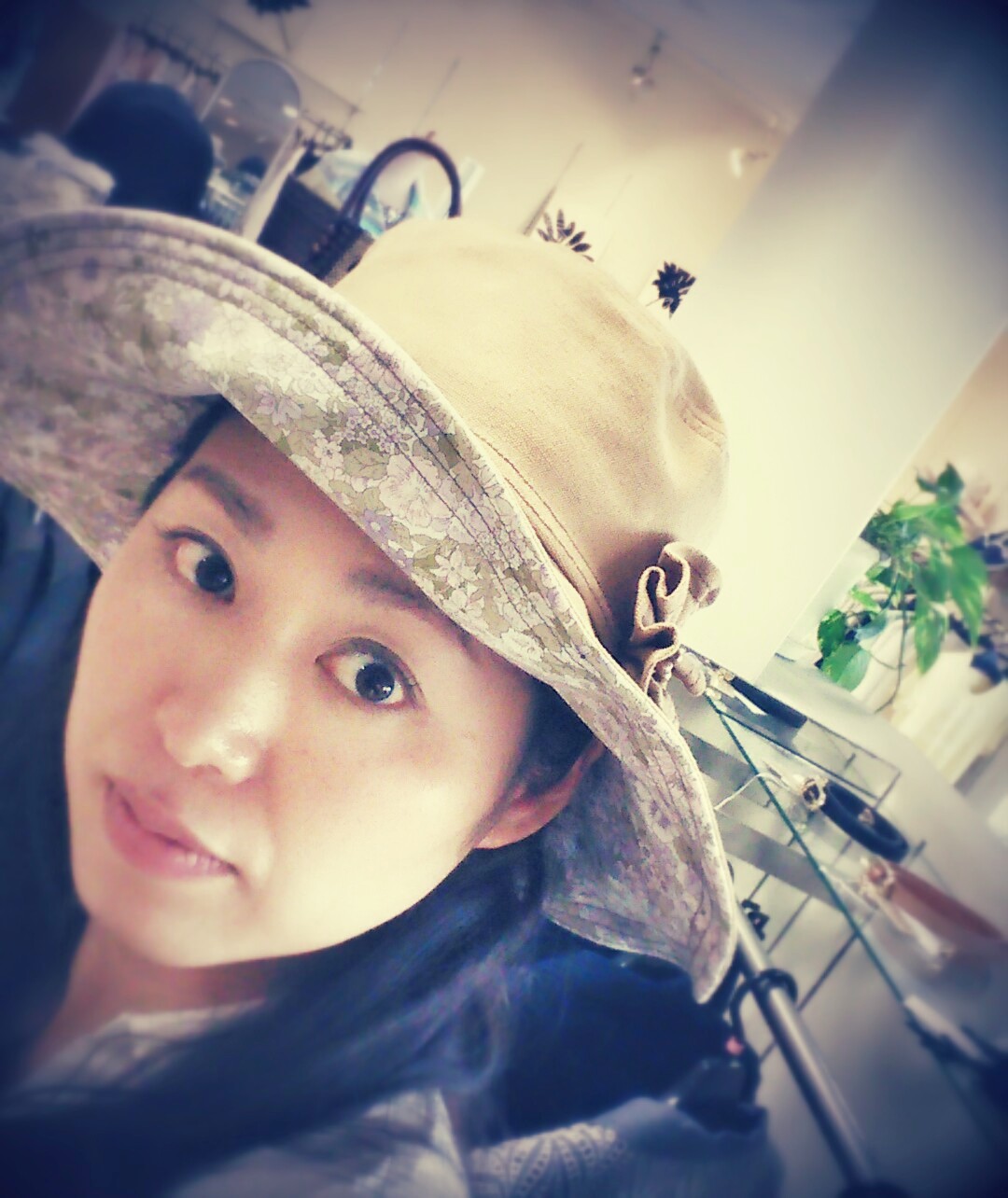 リバティーブリント帽子