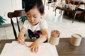 お絵かきも好きです