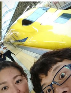 去年、新大阪駅で見たドクターイエロー